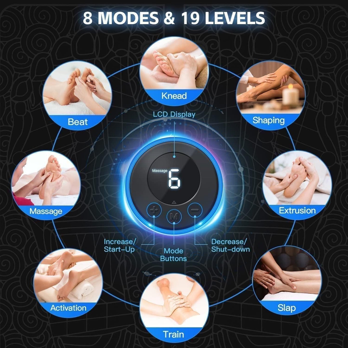 π£ Relax, Refresh & Recharge β With Vibrating Bubble EMS Foot Massager Pad